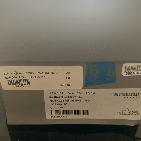 *authentic* Balenciaga slides - Picture 6 of 7